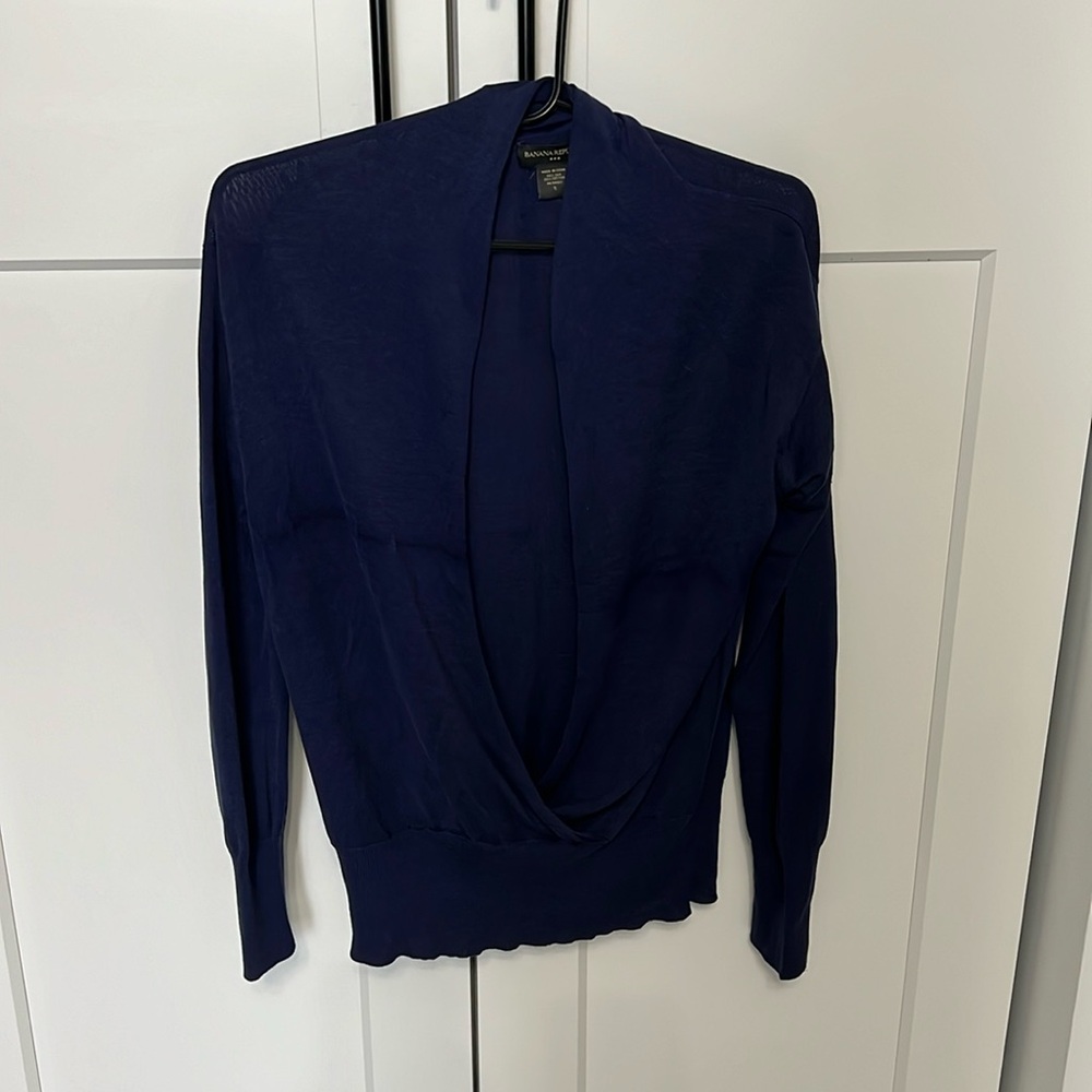 Banana Republic Cotton/Silk Sweater/Knit Top - Size S